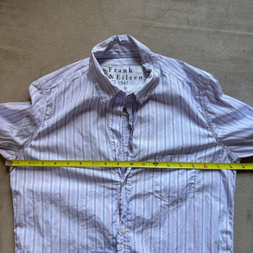 Frank & Eileen Barry Superlux Button Up Women’s Size Small Pink/Blue - Picture 5 of 8